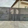 Ворота распашные с лазерной резкой