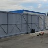 Сдвижные ворота для промышленного объекта